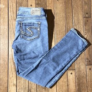 Silver Suki mid-slim “joga” jeans